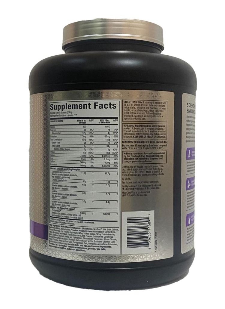 MuscleTech - MuscleTech Mass Tech Elite Chocolate Fudge Cake 6 lbs 2.72 kg - Image 1
