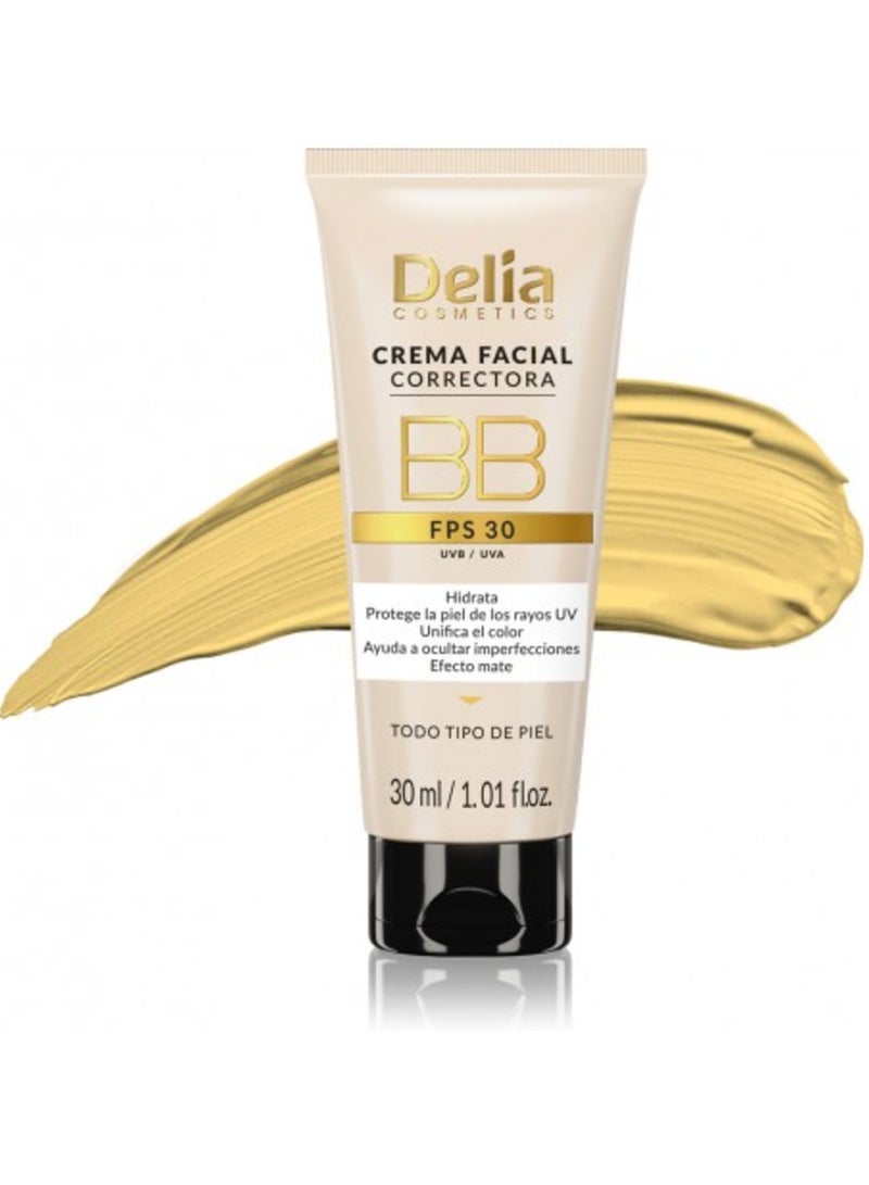 ديليا كريم تصحيح BB للوجه بعامل حماية من الشمس SPF30 فاتح 30 مل - Image 2