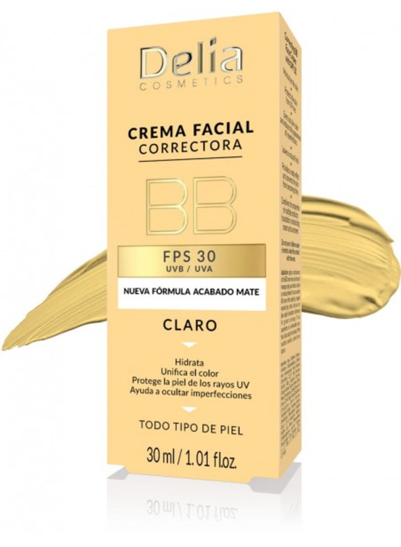 ديليا كريم تصحيح BB للوجه بعامل حماية من الشمس SPF30 فاتح 30 مل - Image 3