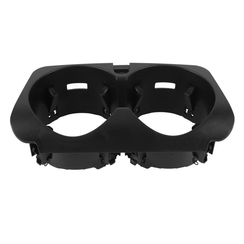 Center Console Cup Holder Insert Black Plastic Dual Cup Holder - 2056800691 Center Console Dual Cup Holder for C-Class W205 2015 to 2021 - Image 1