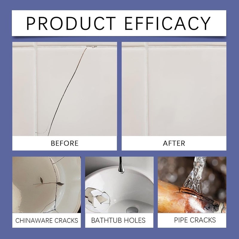 KASTWAVE Universal Ab Glue, Casting Repair Glue, Welding Filler Glue, Weld Metal Repair Glue, Metal Glue Heavy Duty Waterproof, All Purpose Repair Glue For Metal & Ceramics - Image 4