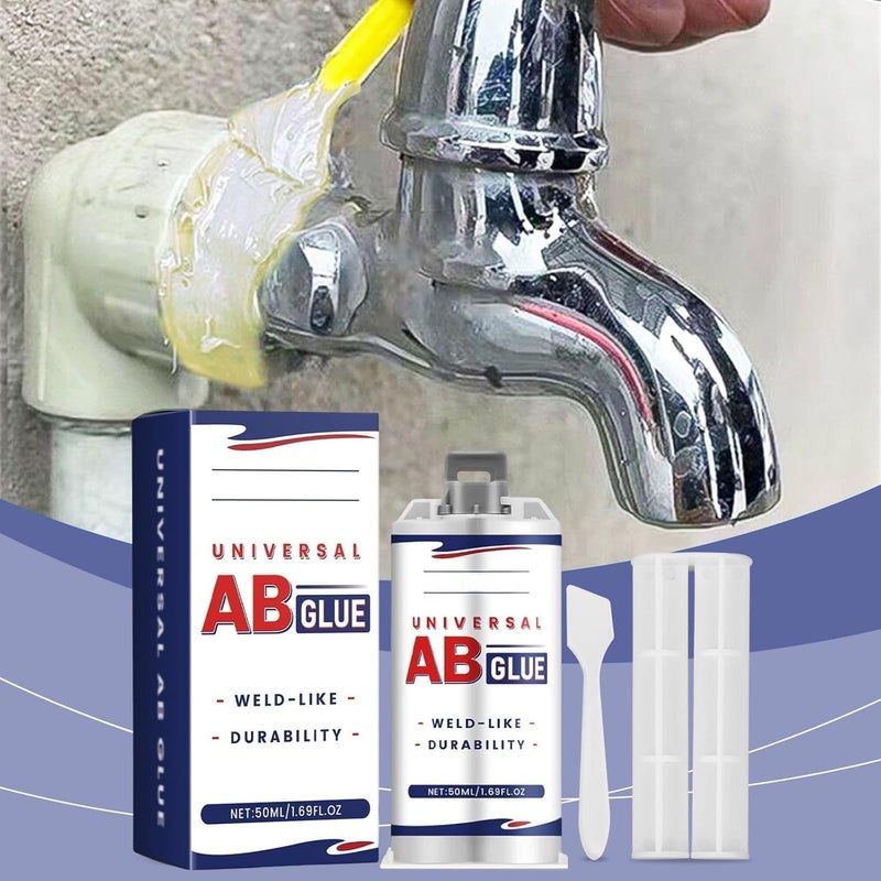 KASTWAVE Universal Ab Glue, Casting Repair Glue, Welding Filler Glue, Weld Metal Repair Glue, Metal Glue Heavy Duty Waterproof, All Purpose Repair Glue For Metal & Ceramics - Image 2