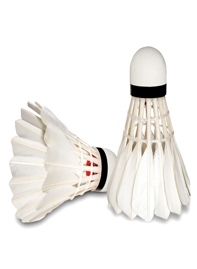 Vinex Hen Feather Shuttlecock Wincock, 1 Pack of 10 Pcs, Suitable for Indoor-Outdoor Practice and Training | Badminton Shuttlecocks - Image 1