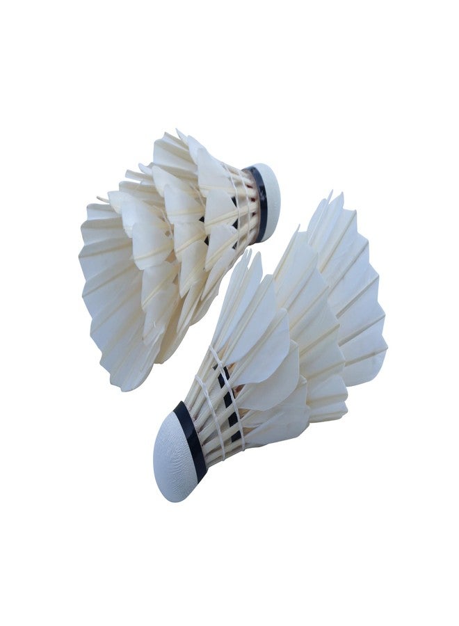Vinex Hen Feather Shuttlecock Wincock, 1 Pack of 10 Pcs, Suitable for Indoor-Outdoor Practice and Training | Badminton Shuttlecocks - Image 3
