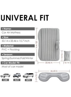 Selling Master Selling Master Car Bed Air Sofa with Inflatable Pillows Air Pup for Back Seat Comfort  - Image 4