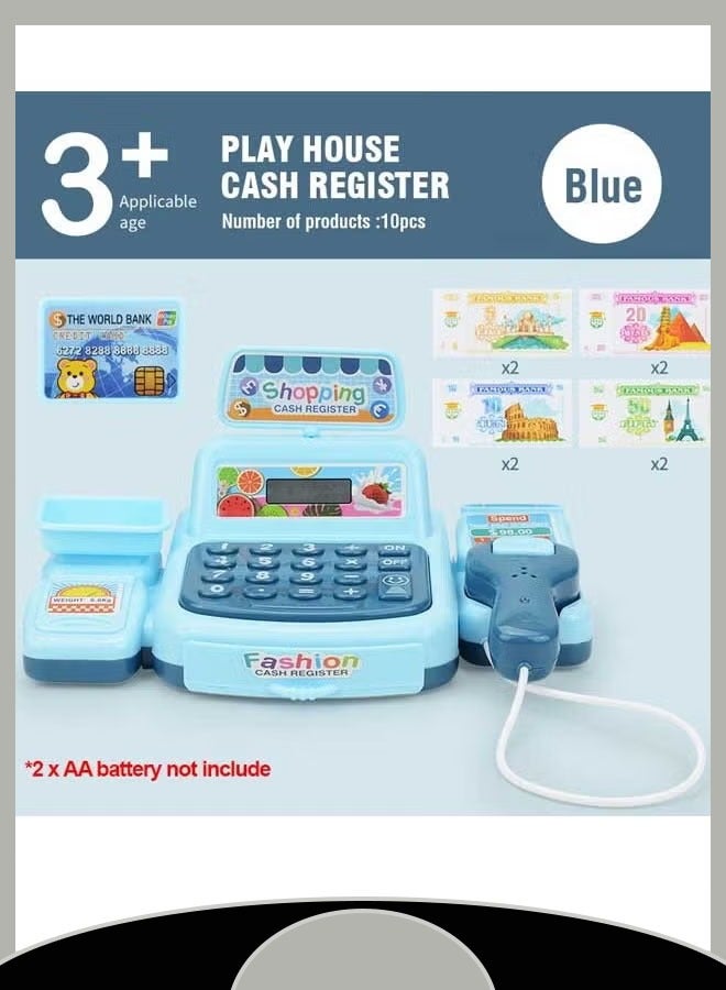Mini Convenience Store Cashier Electric Toy Children Simulation Supermarket Toy Simulation Cashier Cashier Cashier Game House Toys  - Image 3