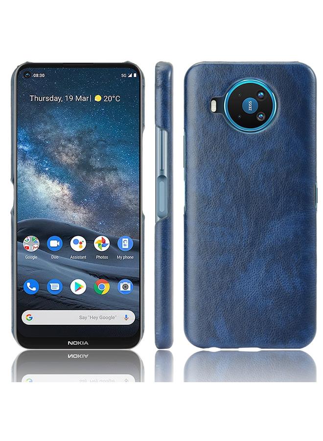 اس-توب جراب لهاتف Nokia 8.3 مقاوم للصدمات مصنوع من مادة الليتشي PC + PU - Image 1