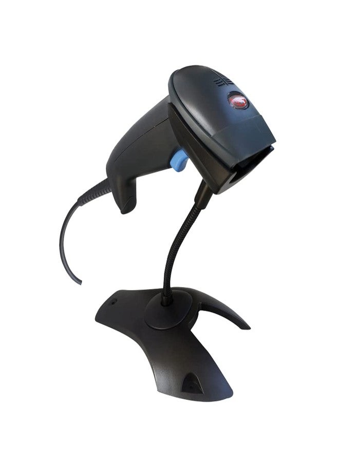 Pegasus PS1146A 1D Barcode Scanner | Wired Laser Scanner with Hands-Free Auto Sensing | Barcode Reader | 2 Years Warranty | Compatible with PC for Store, Supermarket, Warehouse - Image 1