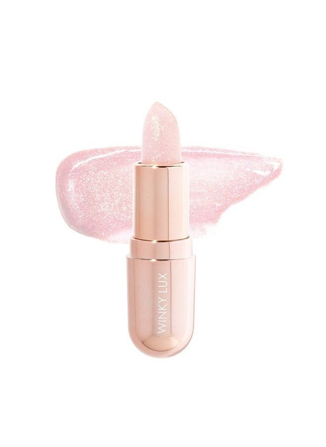 Winky Lux - Glimmer Balm, pH Tinted Lip Balm, Color Changing Lipstick and Vegan Hydrating Lip Balm, Rose - Image 1