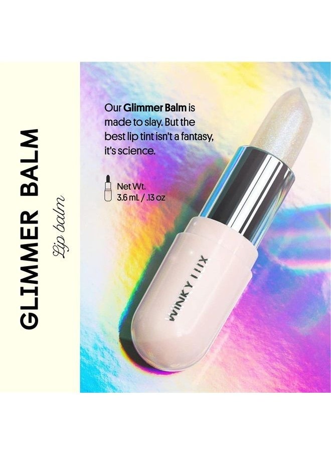Winky Lux - Glimmer Balm, pH Tinted Lip Balm, Color Changing Lipstick and Vegan Hydrating Lip Balm, Rose - Image 1