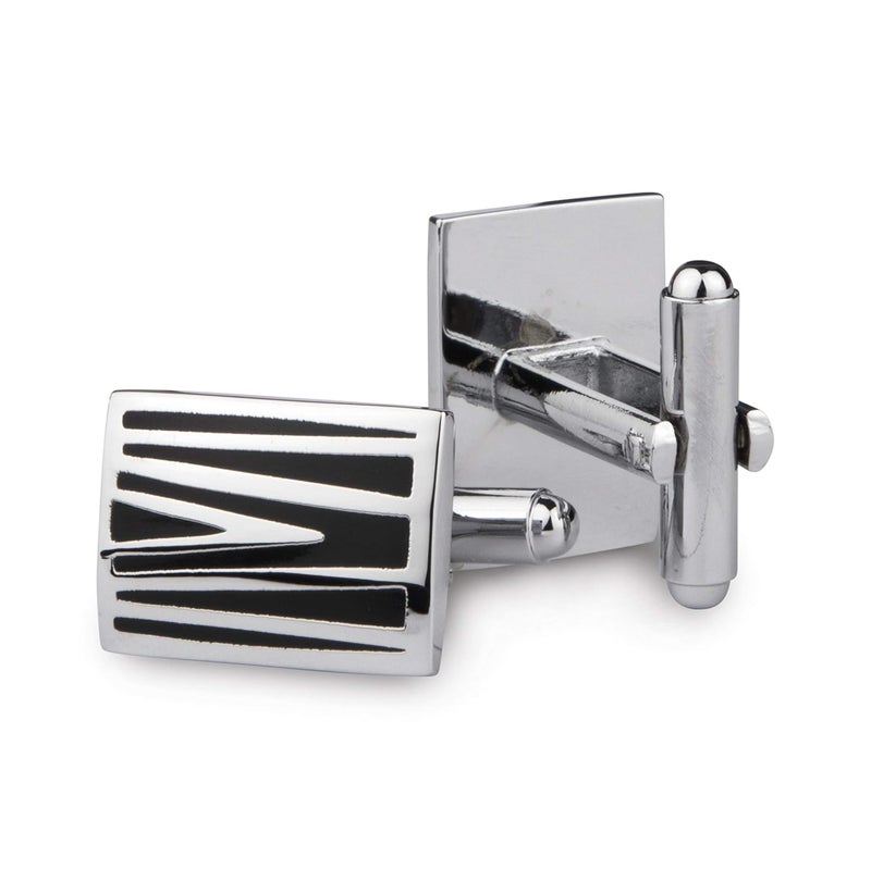 Kovove The Embellished Black Cufflinks for Men - Image 3