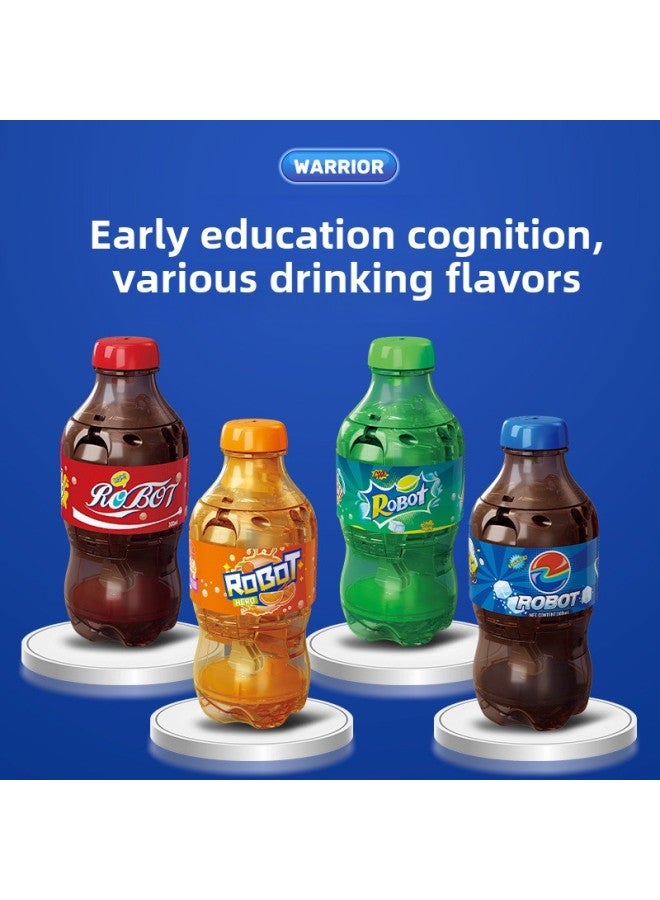 Internet Red Creative Deformable Soda Cans Samurai King Kong Car Robot Model Children Boys Toys-Color:Red - Image 2