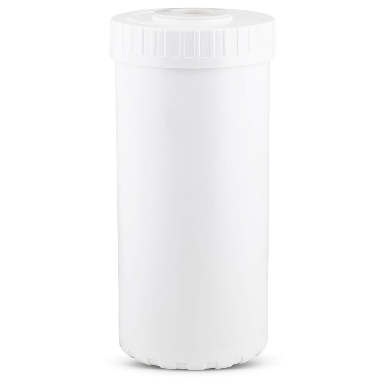 Hydronix HX-EC-4510W White Empty Water Filter Cartridge Durable Construction For Pre Post, Fits Big Blue Housings 4.5 x 10, 1 Count (Pack of 1)