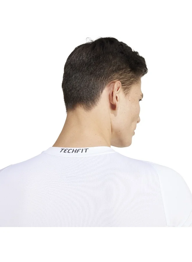 adidas تي شيرت تدريب أبيض Tf للرجال XS