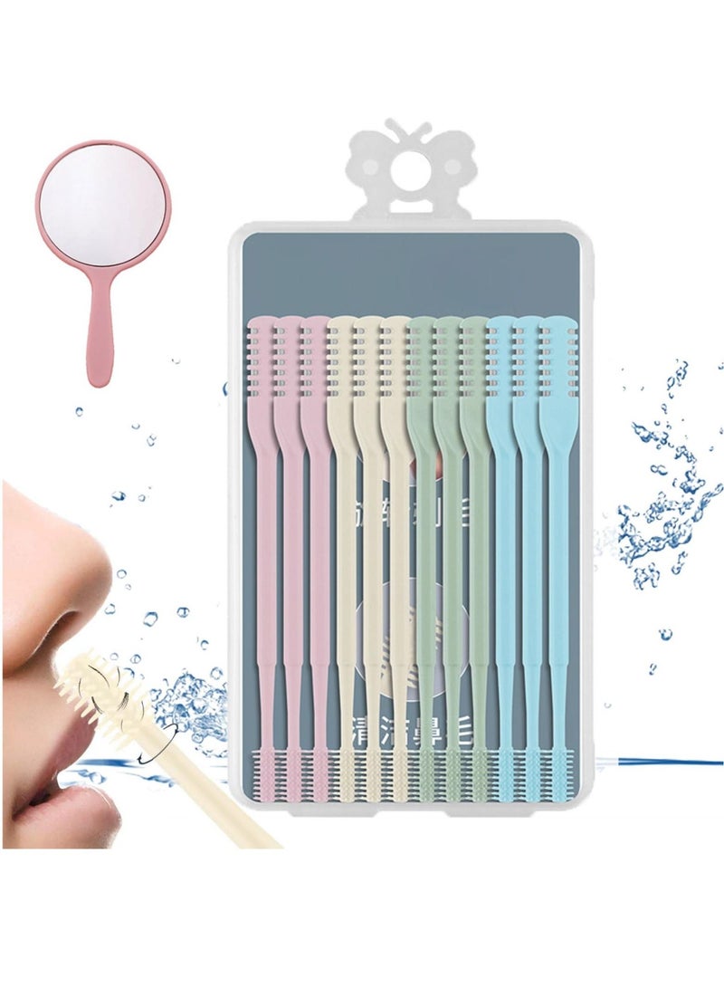 Y&D 12 Pack Nose Hair Trimmer, 360 Degree Rotating Easy to Carry Around, Suitable for Women and Men - Image 1