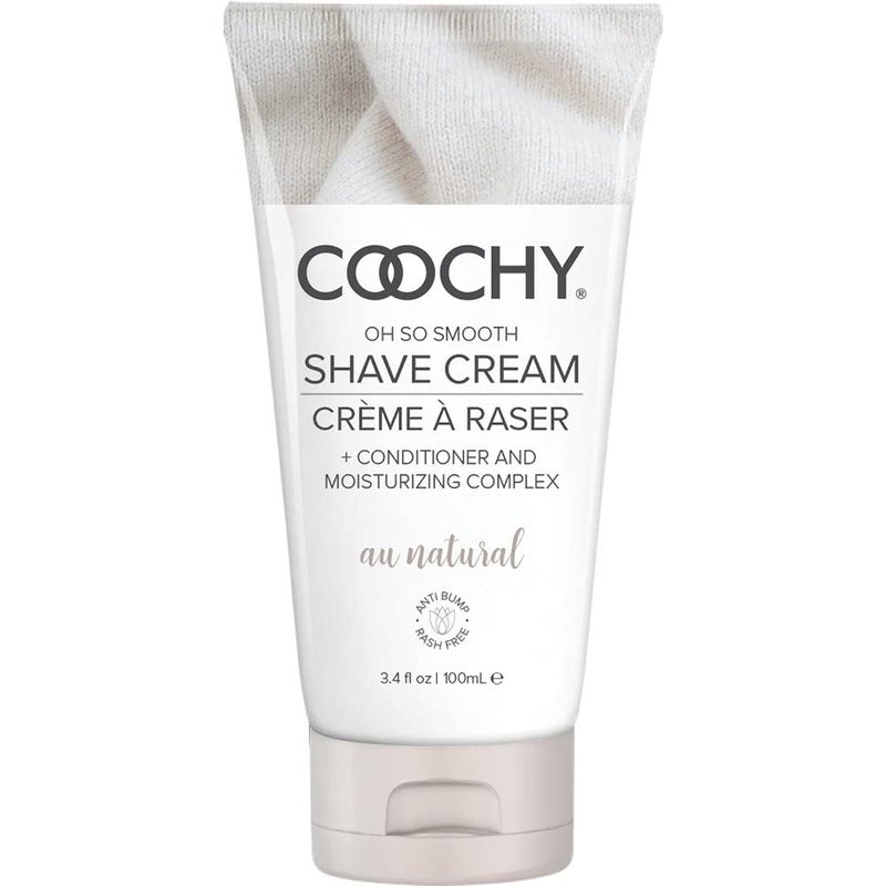 Coochy Intimate Shaving Cream  Shave Conditioner  Moisturizer for Face  Body  Ideal for Sensitive Skin Care AntiBump  Au Natural 34 oz