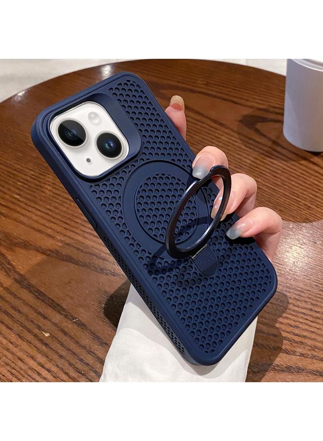 S-TOP Case For iPhone 14 Plus Hollow Cooling Magsafe Phone Case with Holder - Image 1