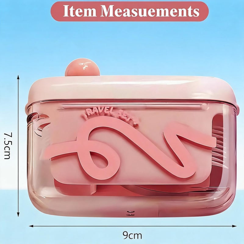 Automatic Floss Dispenser: 50 Pink & Green Floss Picks, Hygienic Sealed Storage, One-Handed Dispensing - Smooth-Gliding High-Strength Picks for Home, Travel and On-The-Go Oral Care - Image 4