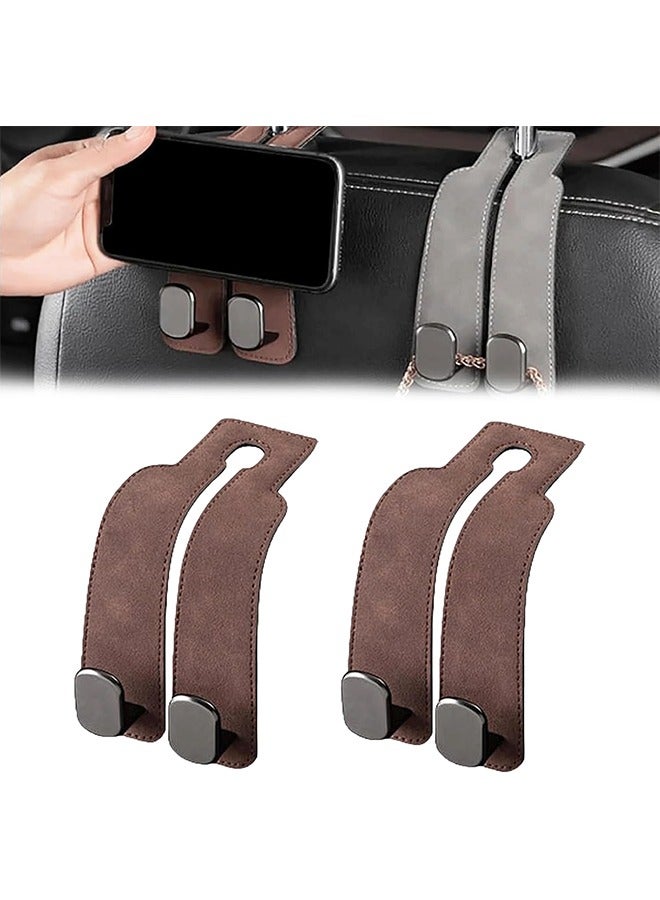 Generic Car Seat Hooks, Multifunctional Hook for Car Seat Back,Car Seat Hooks for Headrest, Double Hook Holder for Convenient Storage  - Image 1