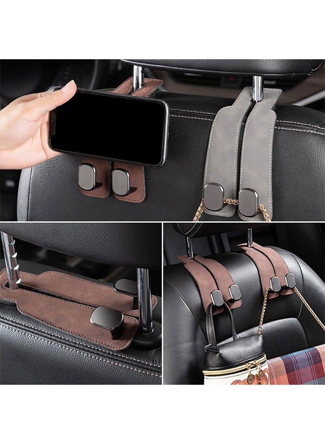 Generic Car Seat Hooks, Multifunctional Hook for Car Seat Back,Car Seat Hooks for Headrest, Double Hook Holder for Convenient Storage  - Image 4