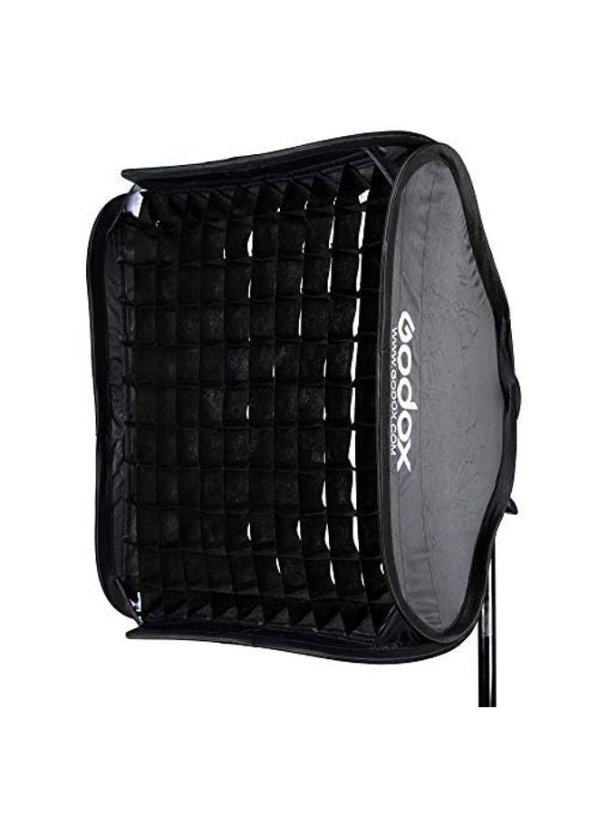 Godox S2 Speedlite Bracket 32"x 32" 80cmx80cm Softbox Grid Kit, Godox Softbox Bowens Mount for Godox V1, AD200Pro, AD200, AD400Pro, V860II Series, TT350 Series, W/Diffuser - Image 5