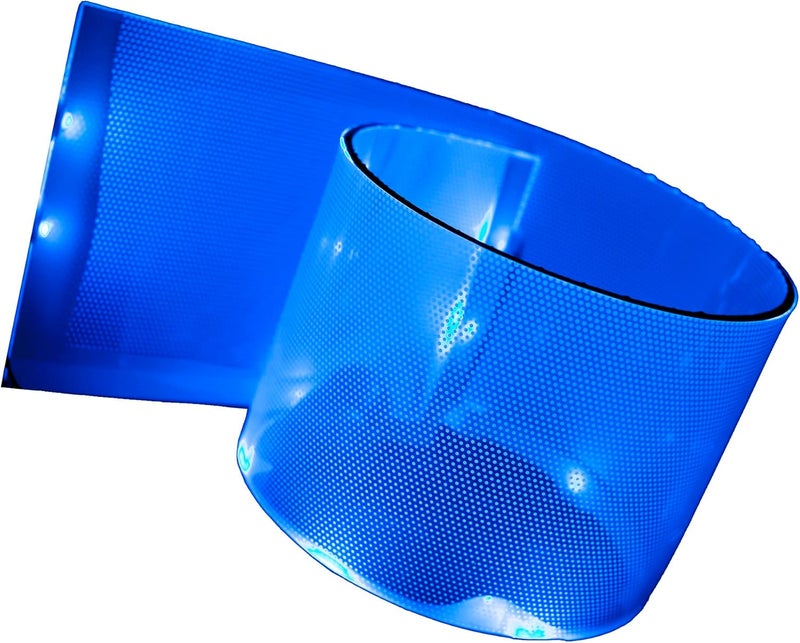mlnyitus [ Rectangular ] for Master Chief Helmet Lamp Titan Lamp Batman led Light Decorations Flexible Helmet Lights Cosplay DIY kit RGB Superhero for Men Gifts Blue - Image 1