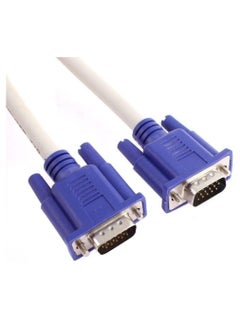 VGA Male to Male Cable, Compatible With Projector / Monitor / Personal Computer, 5 Meter Length, white - pzsku/ZAE779BF9E23141CB8220Z/45/_/1662990673/780c30cb-42f9-4474-bec3-2975793f7e0e