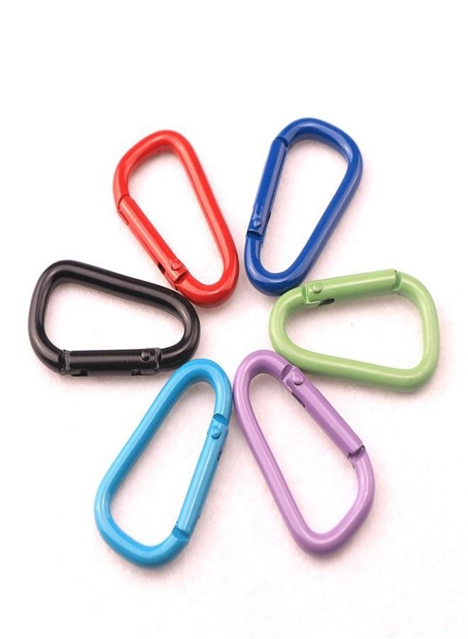 Generic 6PCS D Ring D Shape Rings Handbag Buckles Replacement Purse Hardware for DIY Bag Making