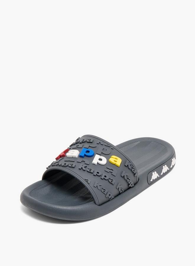 Kappa Boys Logo Embossed Slides - Image 3