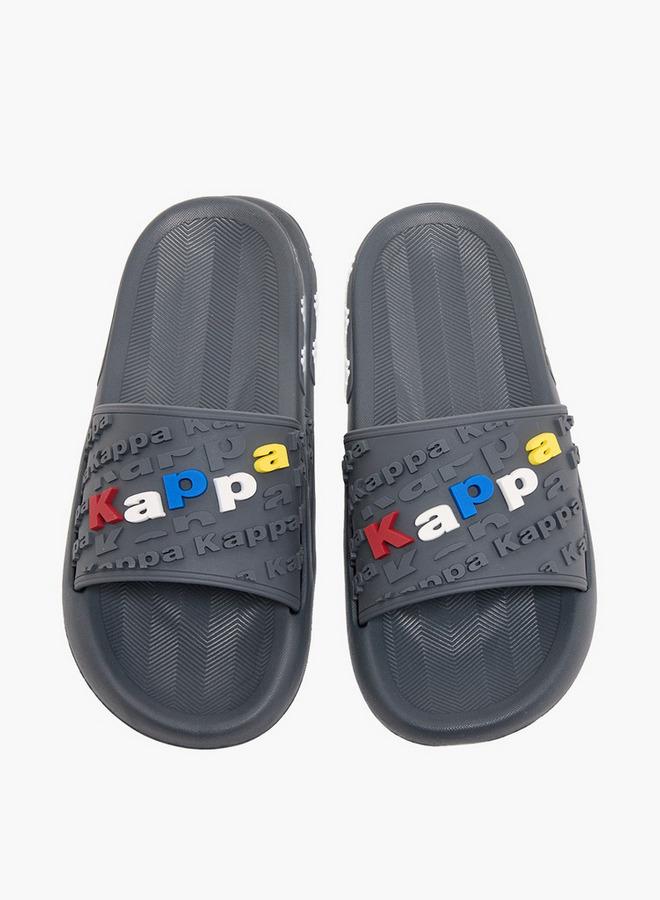Kappa Boys Logo Embossed Slides - Image 2