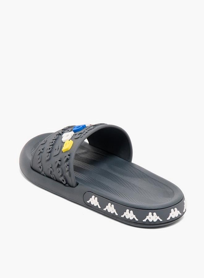 Kappa Boys Logo Embossed Slides - Image 4