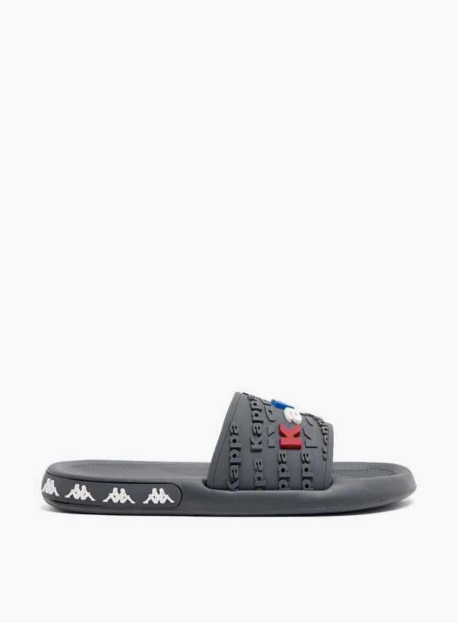 Kappa Boys Logo Embossed Slides - Image 1