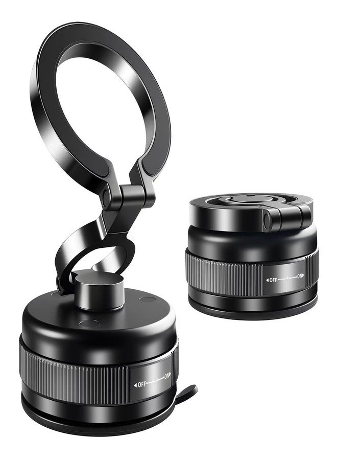 YAOKEEP 360°Adjustable Vacuum Magnetic Phone Holder for Your Car [96+LBS Suction & 2800gf Magnetic & Hands-Free Suction Cup] Car Mount for Car/Gym/Shower.Car Phone Holder for Magsafe iPhone16 ProMax 15 14 13 - Image 1