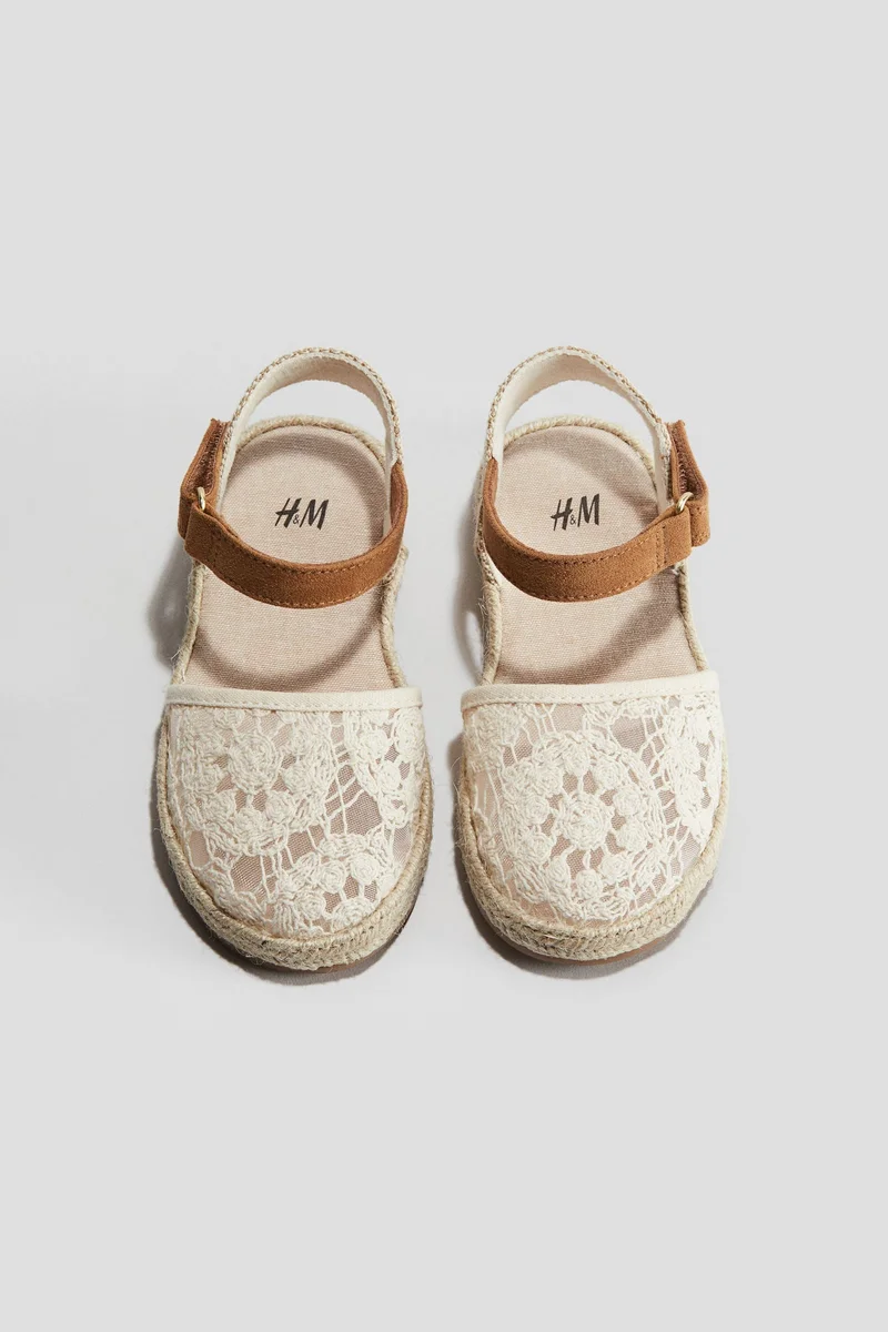 اتش اند ام Crochet-look sandals
