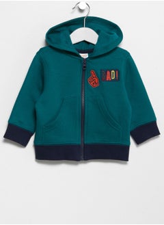 GYMBOREE Infant Atop Zip Through Hoodie  - Image 1