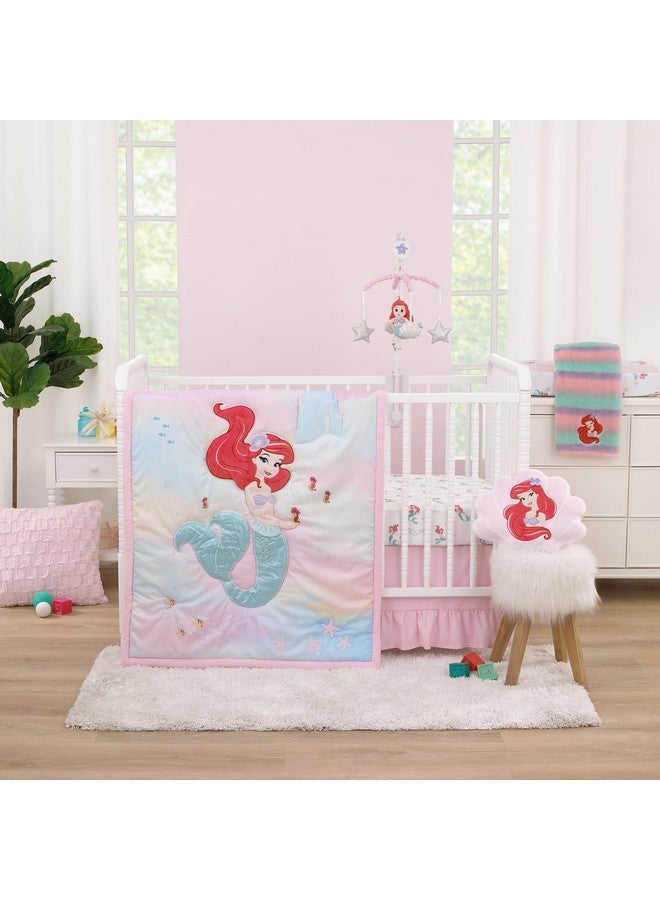 NoJo Disney Ariel Watercolor Wishes Changing Pad Cover - Image 3