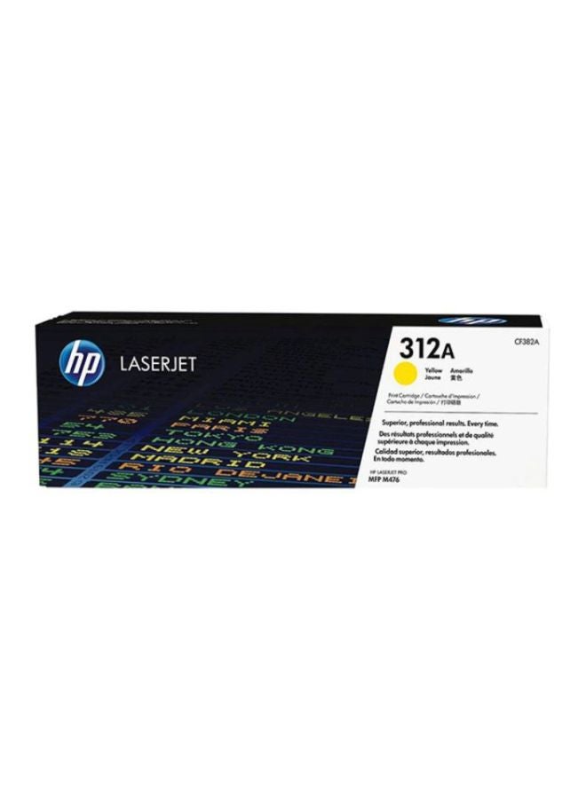 HP خرطوشة حبر 312A أصلية للطابعة ليزر جيت أصفر جون - Image 2