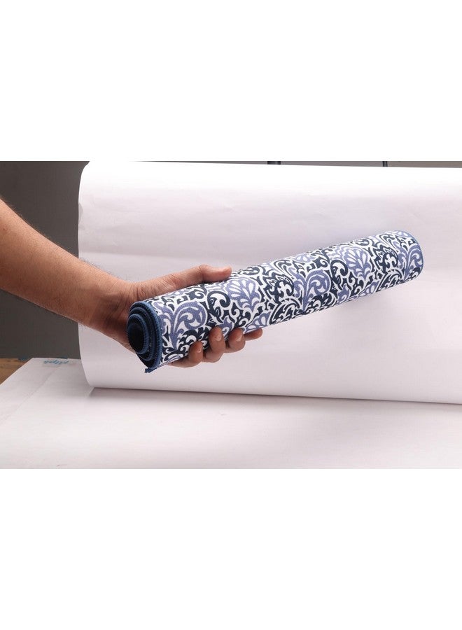 OAN Dish Drying Mat, Absorbent, Microfiber, Countertop Protector (Blue Abstract, 75x50CM, Pack of 1) - Image 2