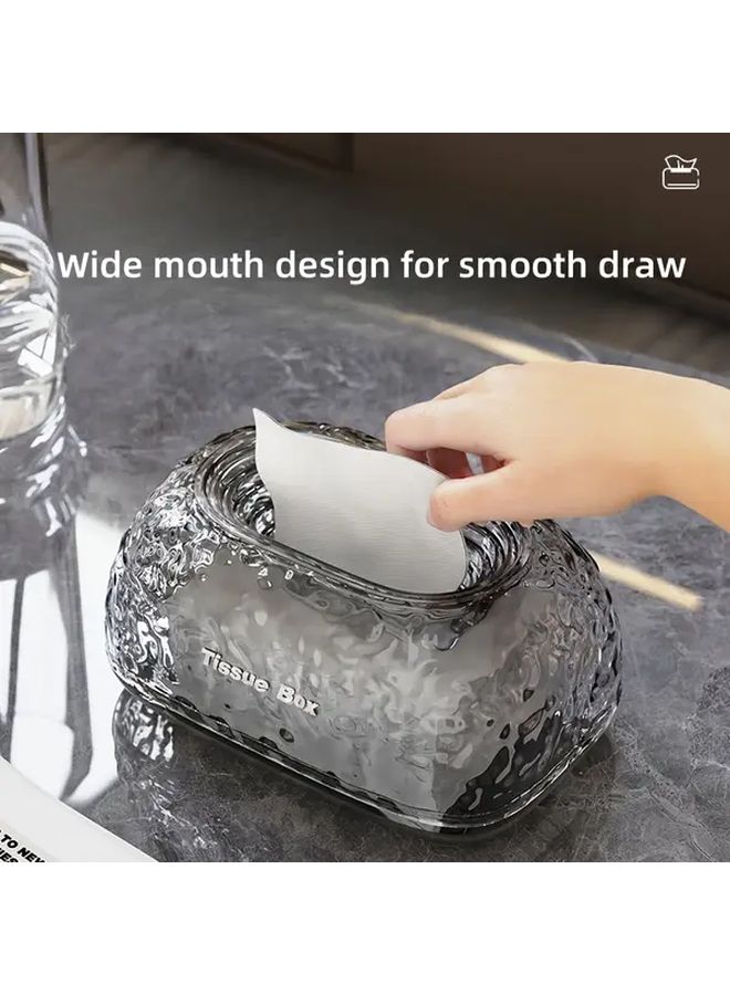 Transparent Luxury Tissue Box For Home Office Car Living Room Table - Image 5