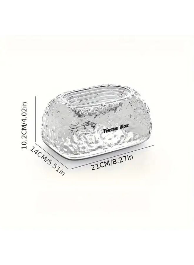 Transparent Luxury Tissue Box For Home Office Car Living Room Table - Image 4