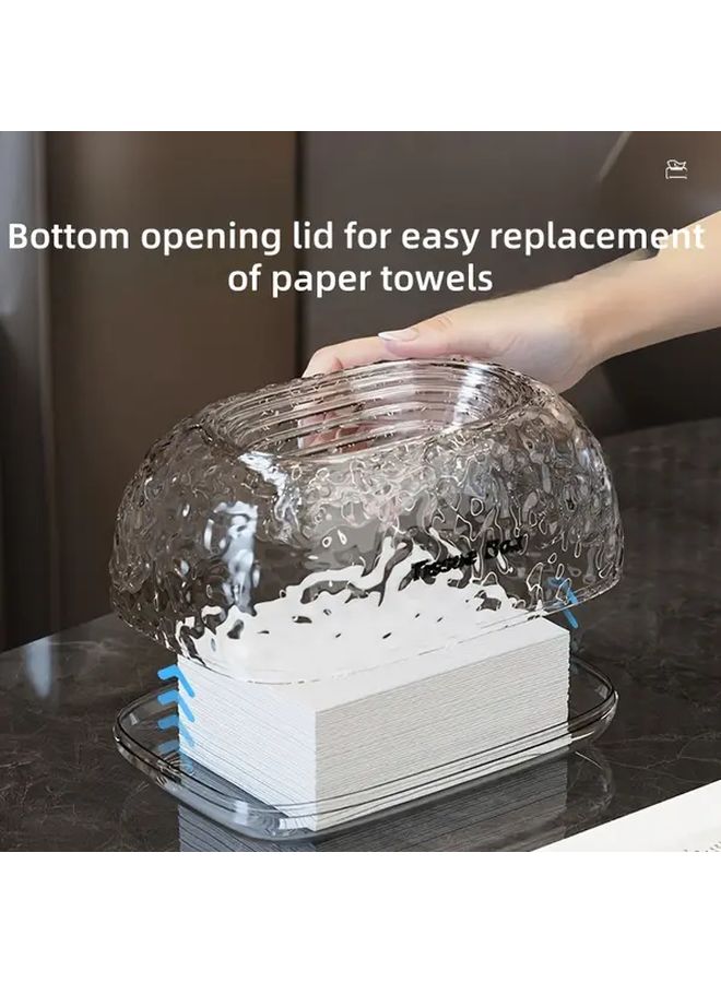 Transparent Luxury Tissue Box For Home Office Car Living Room Table - Image 3