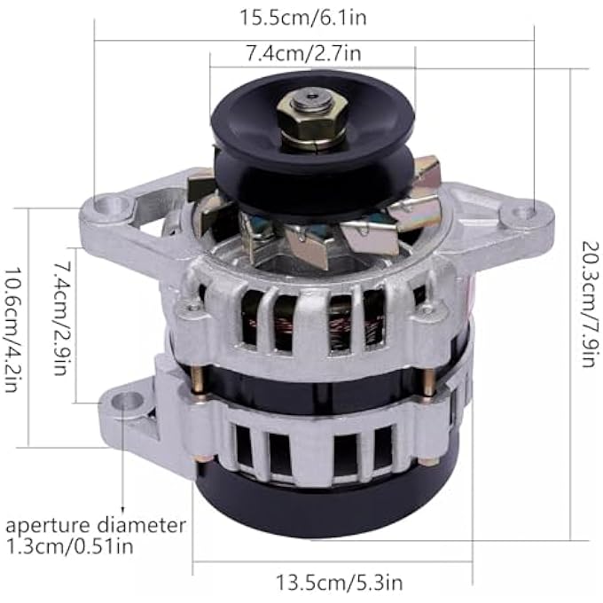 OLONETO 2000W 110V Permanent Magnet Brushless Small Alternator With Voltage Stabilizing Pure Copper Wire Permanent Magnet AC Generator - Image 3