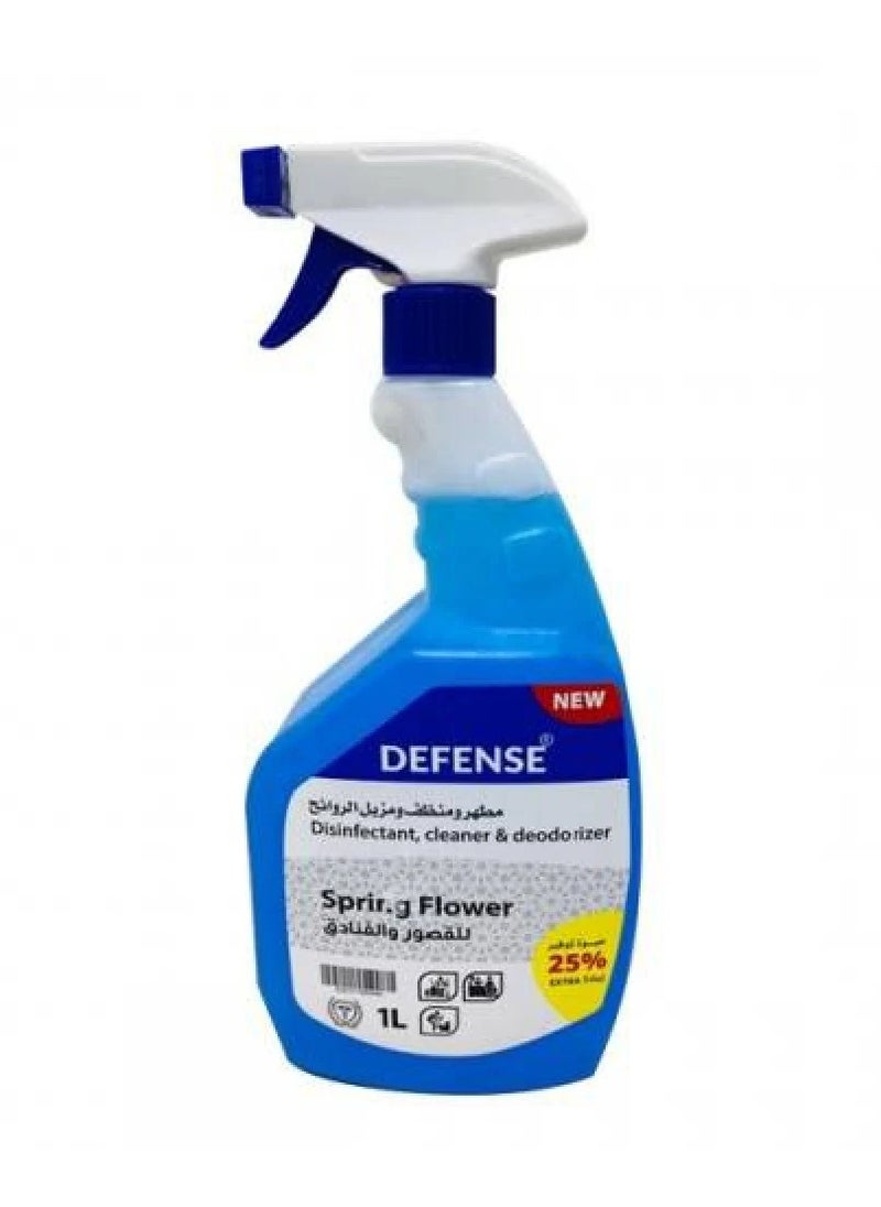 Defense Disinfectant, cleaner and deodorizer spray, 1 liter 