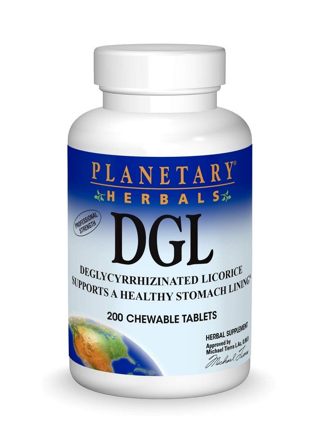 Planetary Herbals DGL Deglycyrrhizinated Licorice, Supports a Healthy Stomach Lining,200 Tablets - Image 1