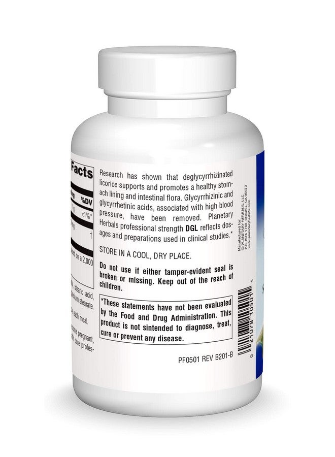 Planetary Herbals DGL Deglycyrrhizinated Licorice, Supports a Healthy Stomach Lining,200 Tablets - Image 2