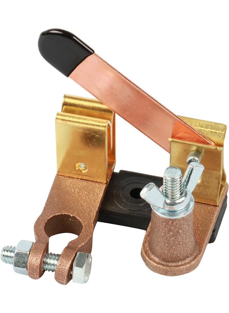 WirthCo WirthCo Battery Doctor 20148 Battery Disconnect Knife Switch for Top Post Terminal â€“ 12v Car Battery Kill Switch for Negative Post â€“ with Stud and Wing Nut for Extra Connections - Made In USA  - Image 2