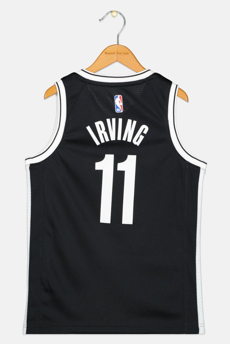 Nike Nike x NBA Kids Boy Dri-Fit Sleeveless Basketball Jersey, Black  - Image 2