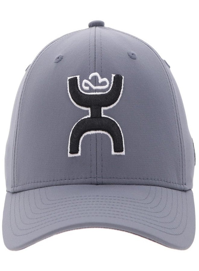 HOOEY Chris Kyle Adjustable Snapback Hat - Mid Profile 6-Panel Baseball Cap for Men and Women - Outdoor, Casual, Hiking, Everyday Wear - Full Fabric Crown, Curved Bill, Classic Fit - Grey - Image 5