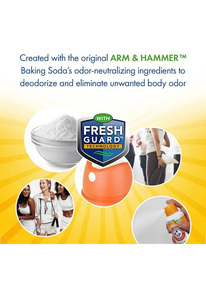 Arm & Hammer - بخاخ بودرة الجسم غير المرئية من آرم آند هامر، خالٍ من التلك، للتحكم في رائحة الجسم والتعرق للرجال والنساء، بخاخ بودرة الجسم للنساء والرجال، بخاخ بودرة الجسم من آرم آند هامر، 7 أونصة (عبوة من 3 قطع) - Image 1
