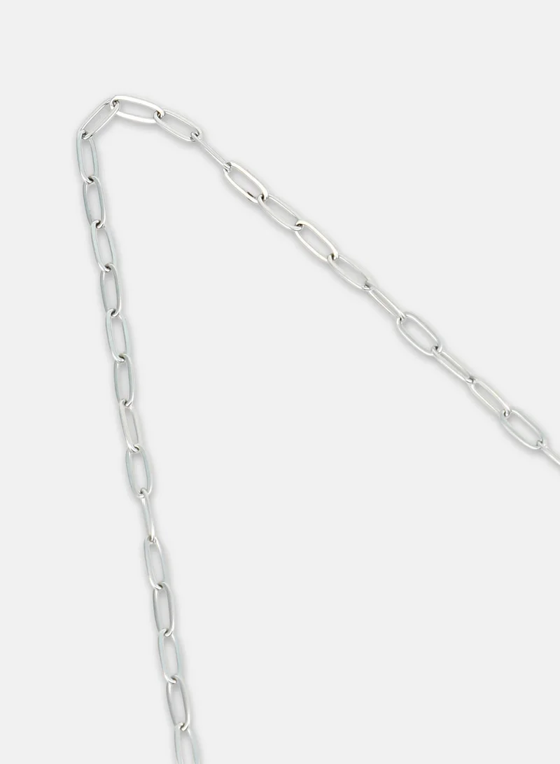 Sohi  Chunky Padlock Toggle Necklace for Women | Best Price UAE